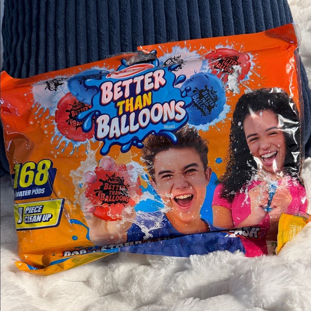 Nerf Better Than Balloons Water Pods - Vibrant Red, Blue, Orange
